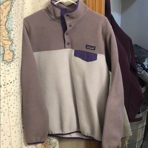 Patagonia Snap t synchilla lavender!
